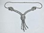 Statement ketting - 18 karaat Witgoud - 17.85ct. tw. Diamant, Sieraden, Tassen en Uiterlijk, Antieke sieraden