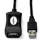 Actieve USB verlengkabel | 5 meter | USB 2.0 (100% koper), Nieuw, Verzenden