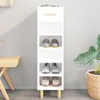 vidaXL Schoenenkast 30x35x105 cm bewerkt hout wit, Verzenden, Nieuw