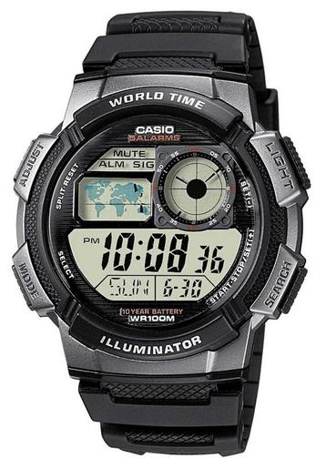 Casio Herenhorloge 43,7 mm - Zwart Collection AE-1000W-1BVEF