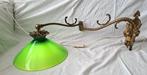 Wandlamp - Messing, cameoglas - verstelbare arm en kap