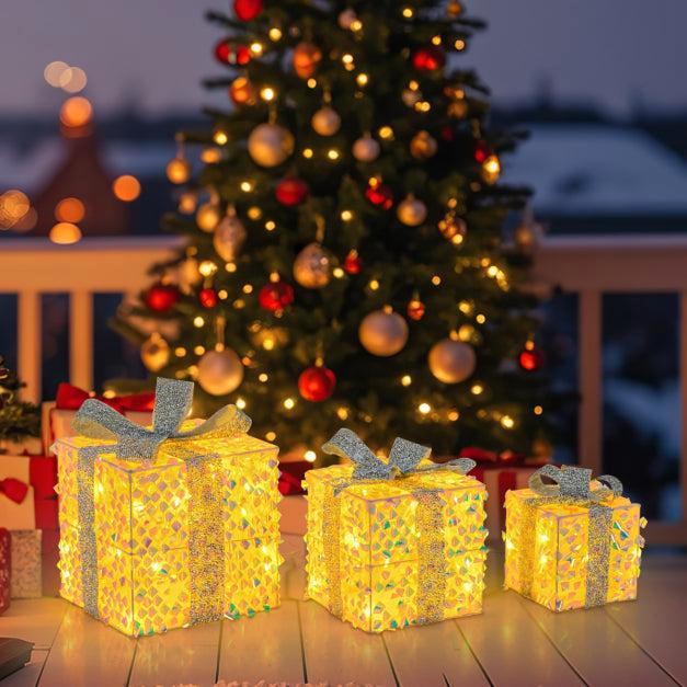 Tweedekans | Coast Verlichte Kerstcadeaudozen - PVC &, Diversen, Kerst, Zo goed als nieuw, Ophalen of Verzenden