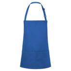 GGM Gastro | (6 stuks) KARLOWSKY | Slabbenschort Kort Basic, Verzenden, Nieuw, Blauw, Schort