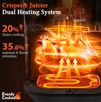 Airfryer XXL - heteluchtfriteuse - 8L - 2000W - Zwart •, Verzenden, Zo goed als nieuw