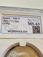 Spanje. Francisco Franco. 100 Pesetas 1966 (Zonder