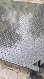 Stapelrek 300x200 cm met traanplaat bodem, zwart, gebruikt -, Doe-het-zelf en Verbouw, Ophalen of Verzenden, Gebruikt