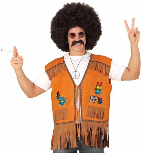 Hippie vest heren, Kleding | Heren, Carnavalskleding en Feestkleding, Nieuw, Ophalen of Verzenden