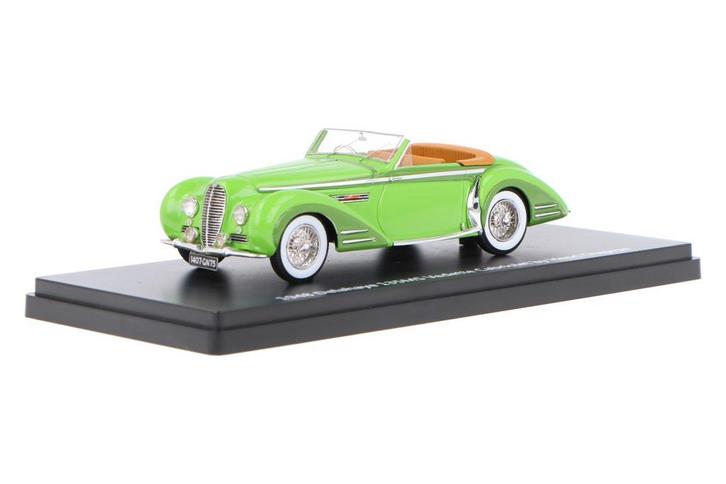 Delahaye 135MS Vedette Cabriolet by Henri Chapron EMEU43008A, Hobby en Vrije tijd, Modelauto's | 1:43, Verzenden