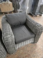 Showroommodel 2 x Las Palmas lounge tuinstoel grijs, Ophalen of Verzenden, Nieuw