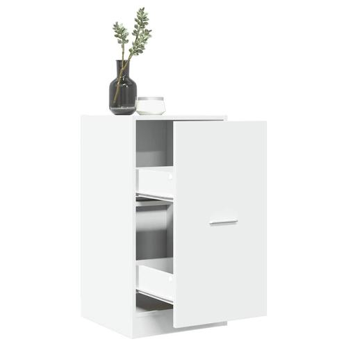 vidaXL Apothekerskast 40x41x77,5 cm bewerkt hout wit, Huis en Inrichting, Kasten | Overige, Nieuw, Verzenden
