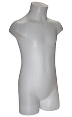 *TIP*  Plastic collection torso 3/4 model kind 7-9 jaar wit, Ophalen of Verzenden