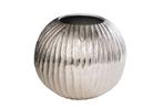 Vaas ELEGANCE 20cm with hammer hamerslag effect silver -, Huis en Inrichting, Woonaccessoires | Vazen, Ophalen of Verzenden, Nieuw