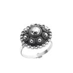 Zilveren ring met Zeeuws knopje, Sieraden, Tassen en Uiterlijk, Ringen, Gebruikt, Zilver, Zilver, Verzenden