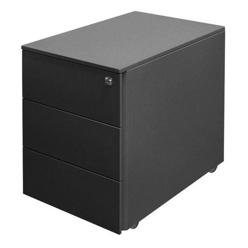 -13% Ladeblok Budget 3 Laden - Zwart, Huis en Inrichting, Kasten | Ladekasten, 3 of 4 laden, 50 tot 75 cm, Nieuw, Metaal, Minder dan 100 cm