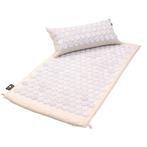 Set spijkermat en spijkerkussen linnen naturel - Lotus, Verzenden, Nieuw