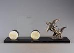 sculptuur, art deco - fotostandaard met vogels - 39 cm -