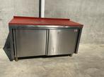 RVS Werkkast Snijtafel met opbergruimte 150 cm Horeca, Ophalen of Verzenden, Gebruikt, RVS Meubilair
