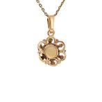Gouden hanger met bloedkoraal 14 krt, Sieraden, Tassen en Uiterlijk, Ophalen of Verzenden, Nieuw