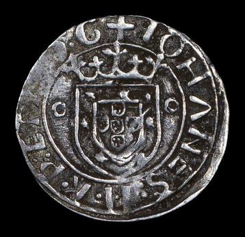 Portugal. D. João II (1481-1495). Vintém (20 Reais) oL-o - beschikbaar voor biedingen