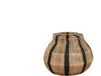 Mica Decorations Liliano - Opbergmand met Deksel - Jute -, Verzenden, Nieuw