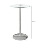 TRUUSK Bartafel Keuken Ronde Statafel Met Gehard Glasplaat 6, Huis en Inrichting, Barren, Verzenden, Nieuw