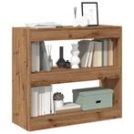 vidaXL Boekenkast/kamerscherm 80x30x72 cm artisanaal, Verzenden, Nieuw, Overige houtsoorten