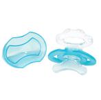 Baby Ono First Teeth Blauw 3m+ Verkoelend Silicone, Verzenden, Nieuw