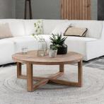 *WOONWINKEL* DTP Home Classic Icon Ronde Salontafel Teak, Huis en Inrichting, Tafels | Salontafels, Verzenden, Nieuw