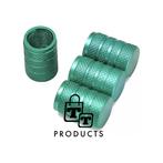 TT-products ventieldoppen 3-rings Green aluminium 4 stuks, Ophalen of Verzenden, Nieuw
