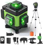 Laserwaterpas 360 zelfnivellerend met statief, 4D groene las, Verzenden, Nieuw