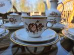 Royal Copenhagen - Koffieservies voor 6 - Brown Rose -