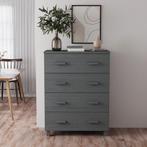 vidaXL Dressoir HAMAR 79x40x103,5 cm massief grenenhout, Verzenden, Nieuw, 50 tot 100 cm, Grenenhout