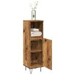 vidaXL Badkamerkast 30x30x100 cm bewerkt hout oud, Huis en Inrichting, Verzenden, Nieuw, 100 tot 150 cm