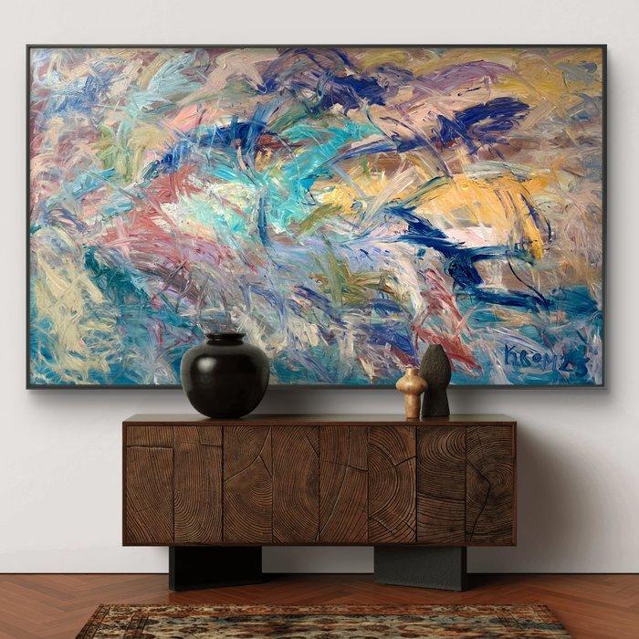 Krom - Colibri - XXL, Antiek en Kunst, Kunst | Schilderijen | Modern