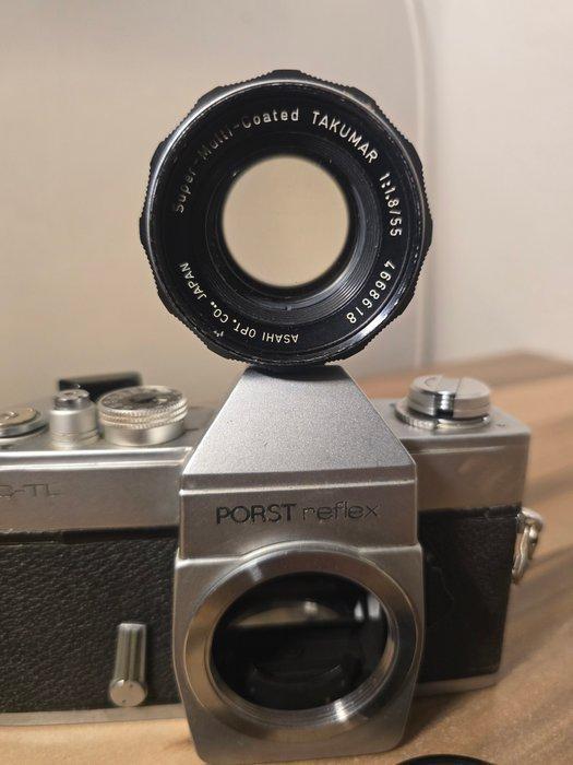 Porst C-TL + Asahi SMC Takumar 1.8/55mm - M42 | Prime lens, Audio, Tv en Foto, Fotocamera's Analoog