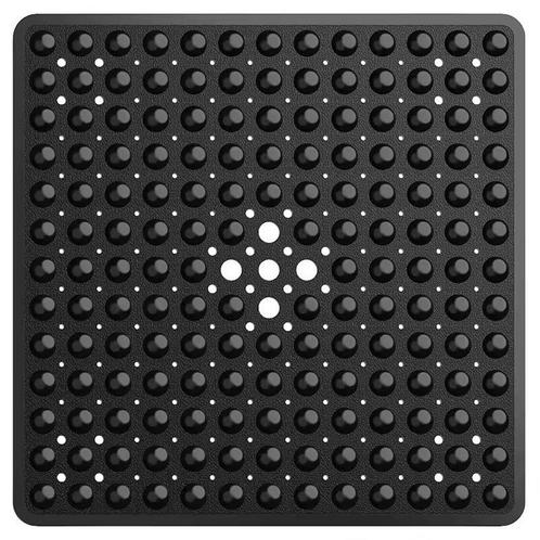 HGMD Antislip douchemat / Badmat - Zwart- 53x53 cm, Huis en Inrichting, Keuken | Keukenbenodigdheden, Nieuw, Verzenden