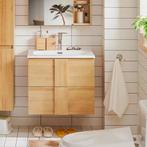 Wastafel Onderkast Badkamer met 2 Lades en Wastafel, Verzenden, Nieuw