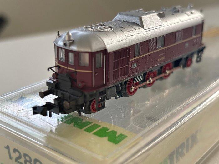 Minitrix N - 12801 - Diesellocomotief (1) - DB, Hobby en Vrije tijd, Modeltreinen | N-Spoor