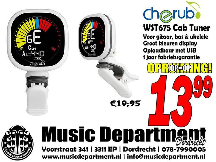 Oplaadbare Tuner gitaar, bas en ukelele | Music Department, Muziek en Instrumenten, Snaarinstrumenten | Gitaren | Akoestisch, Overige typen