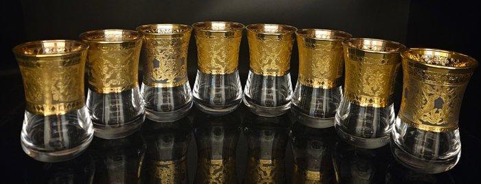 ISMIE LUX - Koffieservies (8) - FULL GOLD coffe cups private, Antiek en Kunst, Antiek | Meubels | Tafels