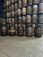 Statafel Tontafel Wijnvat Whiskyvat Mancave tafel + logo, Huis en Inrichting, Tafels | Statafels, Ophalen of Verzenden, Nieuw