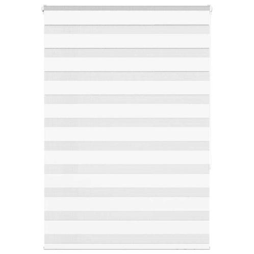 vidaXL Zebra rolgordijn 105x150 cm stofbreedte 100,9cm, Huis en Inrichting, Stoffering | Gordijnen en Lamellen, Wit, Nieuw, Verzenden