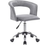 10% KORTING! | Bureaustoel Met Armleuningen In Velvet Model