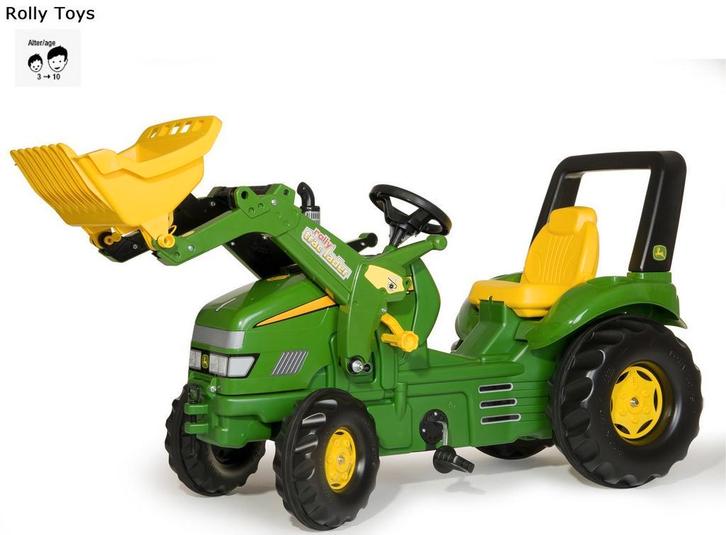 John Deere X-Trac Beugel + Voorlader 046638 Rolly Toys ACTIE, Kinderen en Baby's, Speelgoed | Buiten | Voertuigen en Loopfietsen