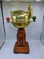 Scheepskompas - Messing, Glas, Hout - Henry Brown - Bergen