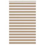 vidaXL Zebra Blind 140x230 cm stofbreedte 135,9 cm polyester, Huis en Inrichting, Verzenden, Nieuw, Bruin