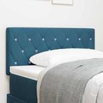 vidaXL Fluwelen Hoofdbord Geruit Donkerblauw 100 cm Fluweel, Verzenden, Nieuw, Blauw, Stof