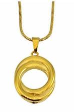 Ashanger, assieraad Circle of Life dubbel goud, Nieuw, Goud, Overige materialen, Kruis of Symbool
