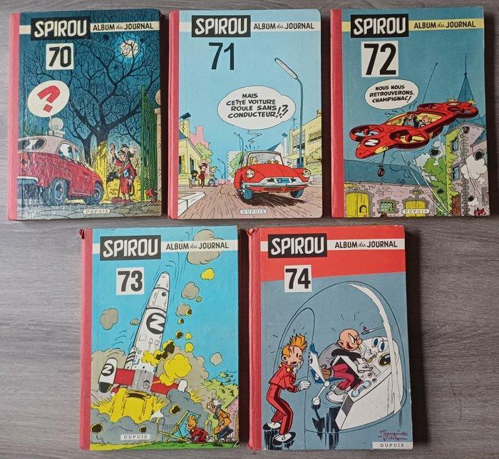 Spirou (magazine) -Recueils N°70 au N°74 - 5 Album - Eerste, Boeken, Stripboeken