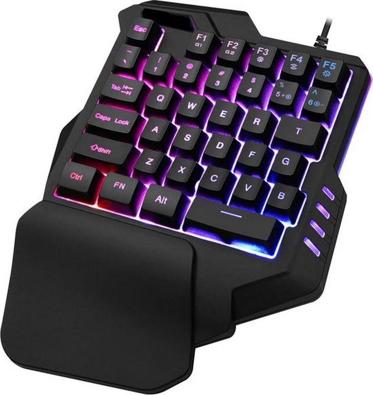 Elementkey MECHA3 één Hand Ontworpen Mini Gaming Toetsenbord, Computers en Software, Toetsenborden, Verzenden